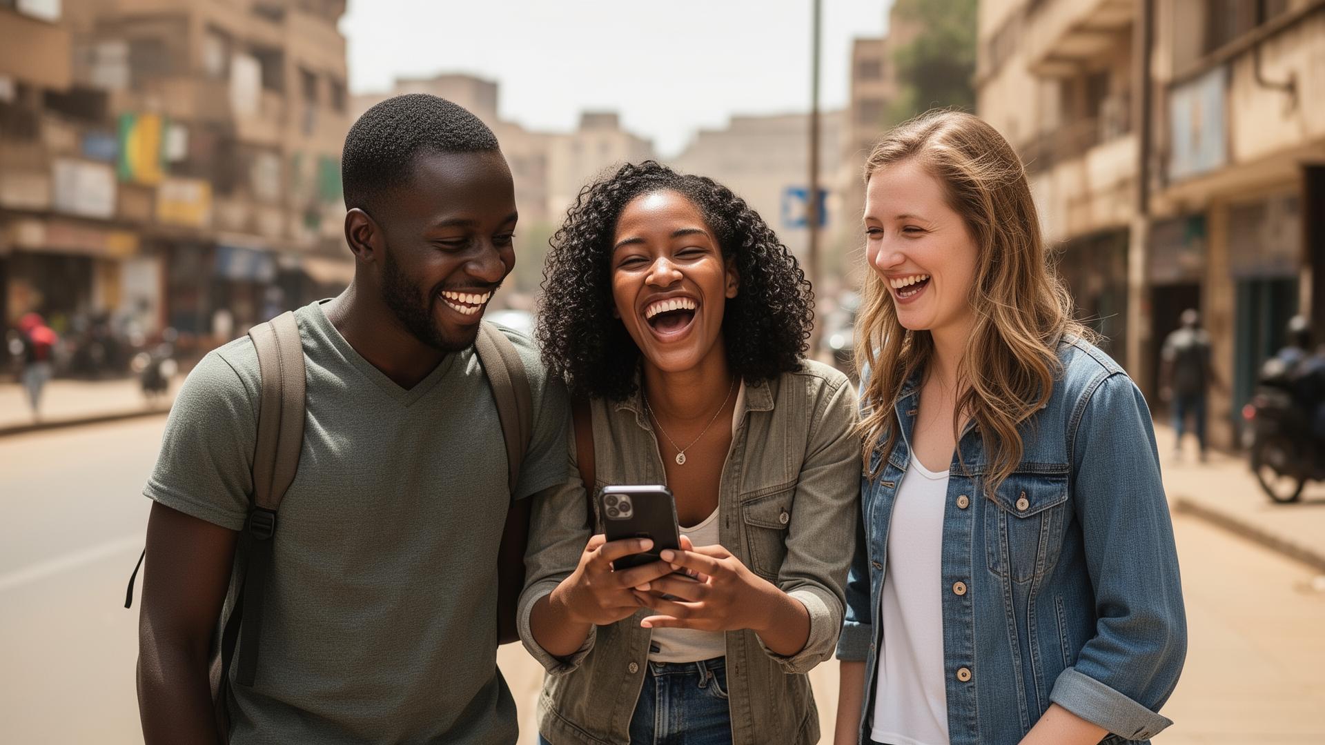 Friends booking a VOYA ride together
